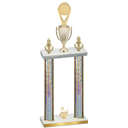 Double Silver Glacier Second Place Insert Trophy