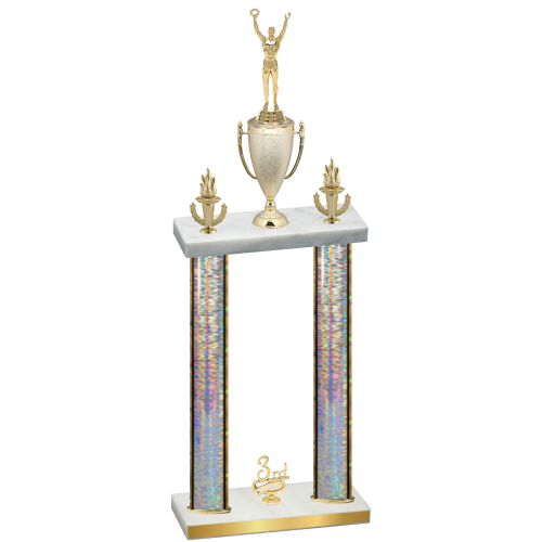 Double Silver Glacier Third Place Victory Trophy