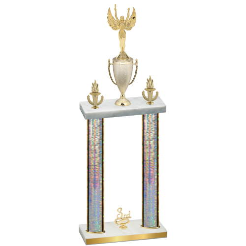 Double Silver Glacier Third Place Victory Trophy