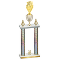 Double Silver Glacier Year Pickleball Trophy
