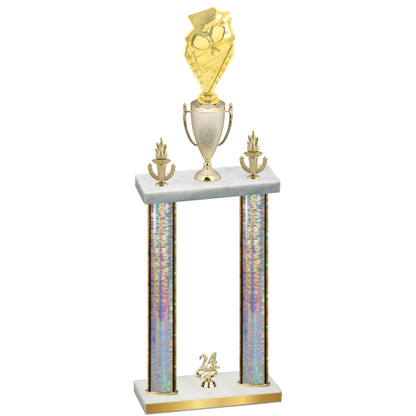 Double Silver Glacier Year Pickleball Trophy