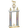 Double Silver Glacier Third Place Horses Trophy