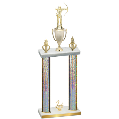 Double Silver Glacier Second Place Archery Trophy