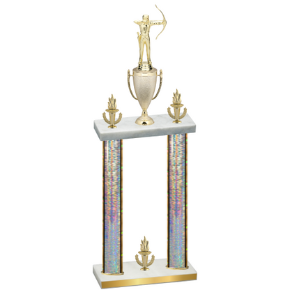Double Silver Glacier Victory Archery Trophy