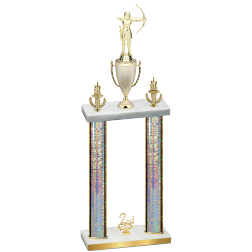 Double Silver Glacier Second Place Archery Trophy
