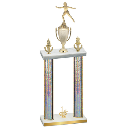 Double Silver Glacier First Place Skater Trophy