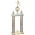 Double Silver Glacier Fourth Place Skater Trophy