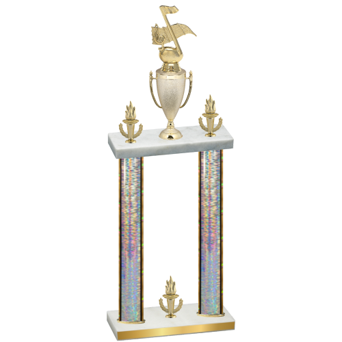 Double Silver Glacier Victory Music Trophy