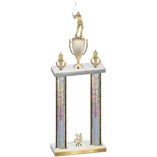 Double Silver Glacier Year Golf Trophy