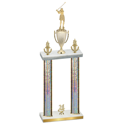 Double Silver Glacier Year Golf Trophy