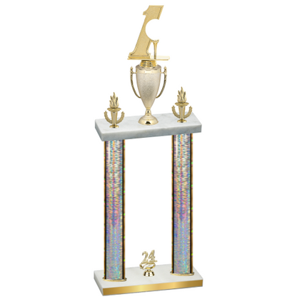 Double Silver Glacier Year Golf Trophy