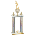 Double Silver Glacier Third Place Softball Trophy