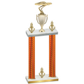 Double Orange Carbon Fiber Victory Cars Trophy