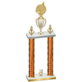 Double Orange Glacier Year Volleyball Trophy