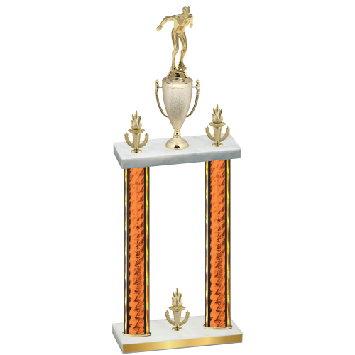 Double Orange Glacier Victory Swimming Trophy