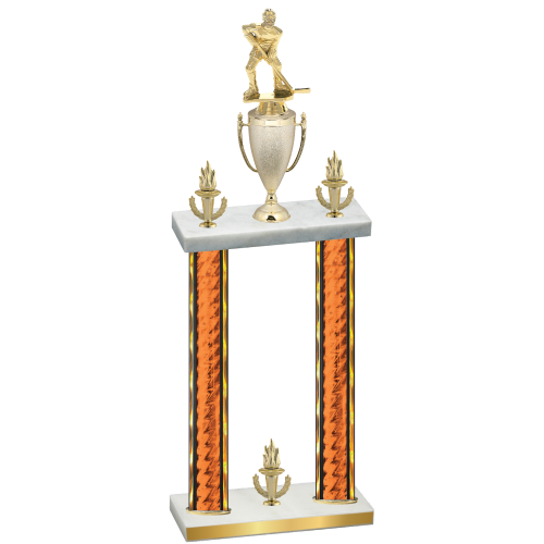Double Orange Glacier Victory Hockey Trophy