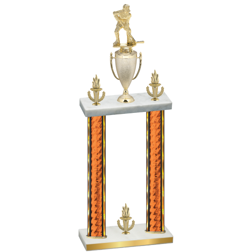 Double Orange Glacier Victory Hockey Trophy