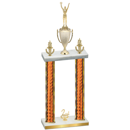 Double Orange Glacier Second Place Victory Trophy