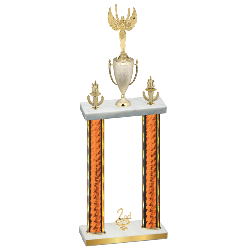 Double Orange Glacier Second Place Victory Trophy