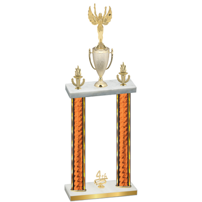 Double Orange Glacier Fourth Place Victory Trophy
