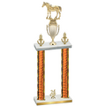 Double Orange Glacier Year Horses Trophy