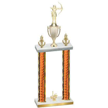 Double Orange Glacier First Place Archery Trophy