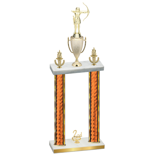 Double Orange Glacier Second Place Archery Trophy