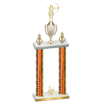 Double Orange Glacier Third Place Archery Trophy