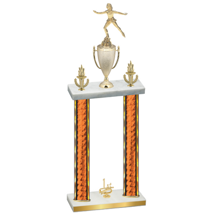Double Orange Glacier First Place Skater Trophy