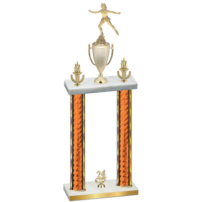 Double Orange Glacier Year Skater Trophy