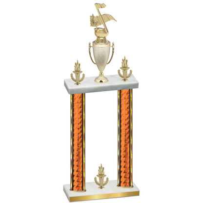 Double Orange Glacier Victory Music Trophy