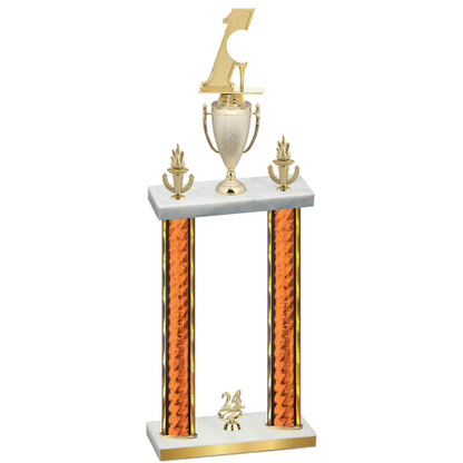 Double Orange Glacier Year Golf Trophy