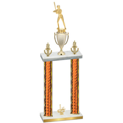 Double Orange Glacier First Place Softball Trophy