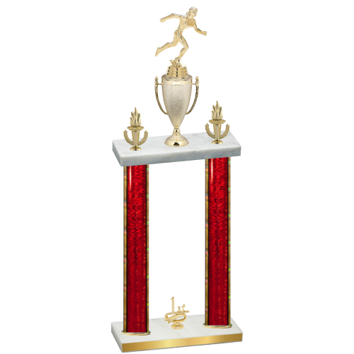 Double Red Glacier First Place Running Trophy