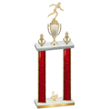 Double Red Glacier Third Place Running Trophy
