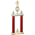 Double Red Glacier Victory Wrestling Trophy