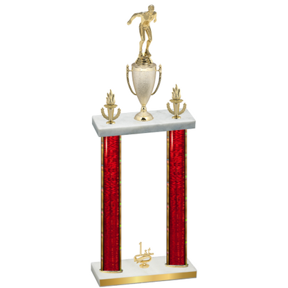 Double Red Glacier First Place Swimming Trophy