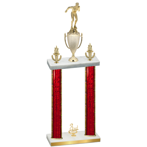 Double Red Glacier Third Place Swimming Trophy