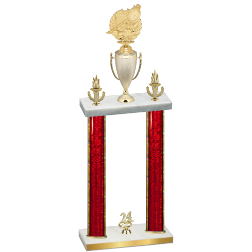 Double Red Glacier Year Swimming Trophy