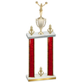 Double Red Glacier Victory Cheerleading Trophy