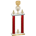 Double Red Glacier Victory Cheerleading Trophy