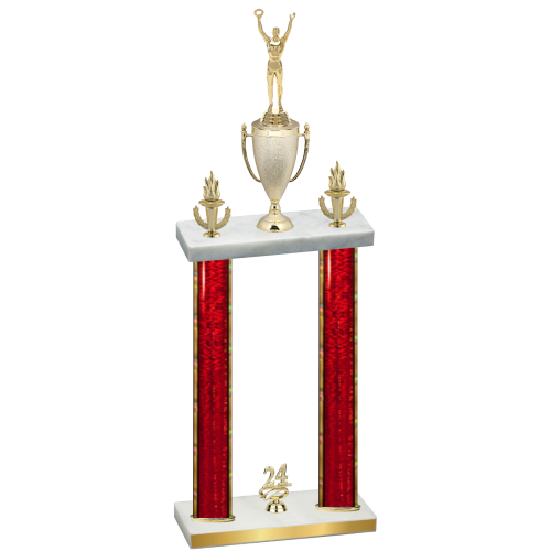 Double Red Glacier Year Victory Trophy