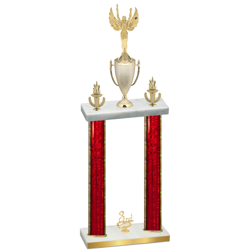 Double Red Glacier Third Place Victory Trophy