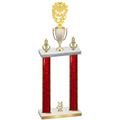 Double Red Glacier Year Pickleball Trophy
