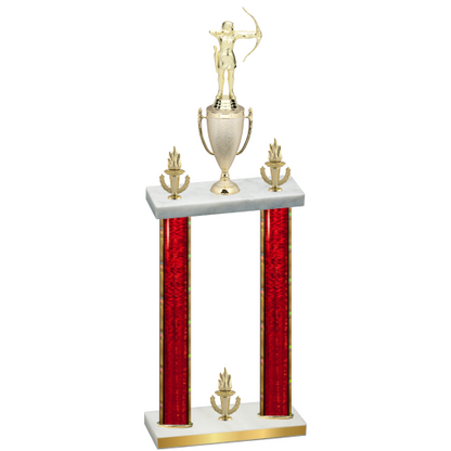 Double Red Glacier Victory Archery Trophy