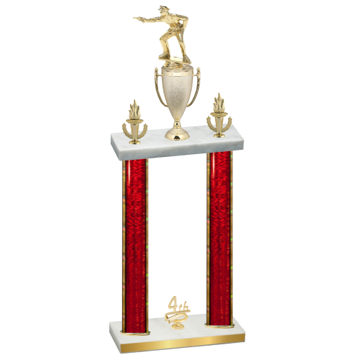 Double Red Glacier Fourth Place Shooter Trophy