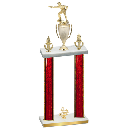 Double Red Glacier Fourth Place Shooter Trophy