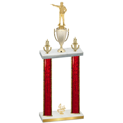 Double Red Glacier Fourth Place Shooter Trophy
