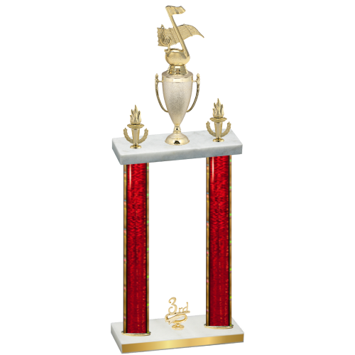 Double Red Glacier Third Place Music Trophy