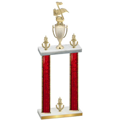 Double Red Glacier Victory Music Trophy